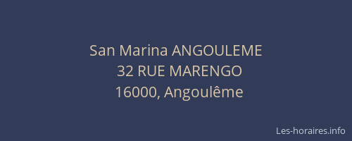 San Marina ANGOULEME