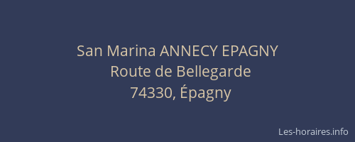 San Marina ANNECY EPAGNY
