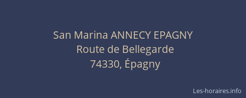 San Marina ANNECY EPAGNY