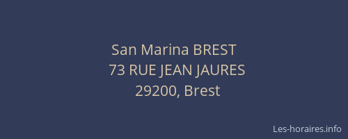 San Marina BREST