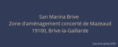 San Marina Brive