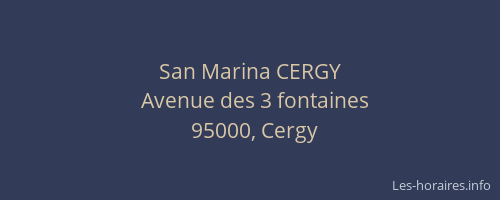 San Marina CERGY