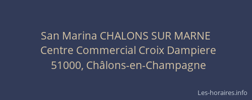 San Marina CHALONS SUR MARNE