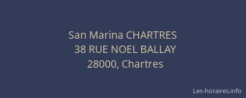 San Marina CHARTRES