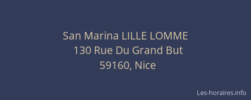 San Marina LILLE LOMME