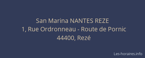 San Marina NANTES REZE