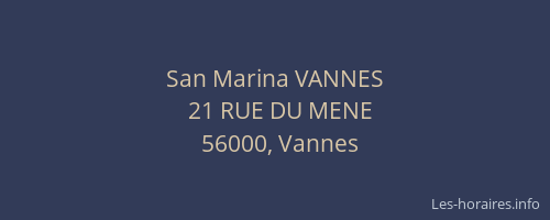 San Marina VANNES