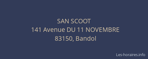 SAN SCOOT