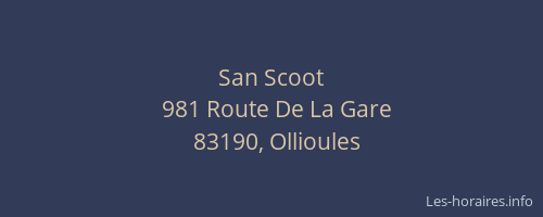 San Scoot