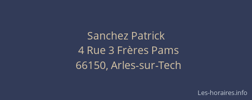 Sanchez Patrick
