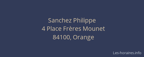 Sanchez Philippe