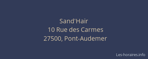 Sand'Hair