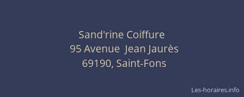 Sand'rine Coiffure