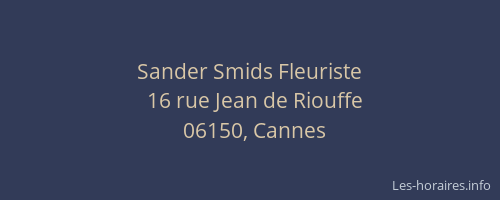 Sander Smids Fleuriste