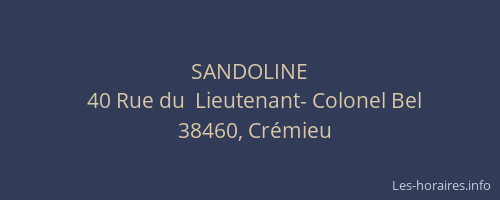 SANDOLINE