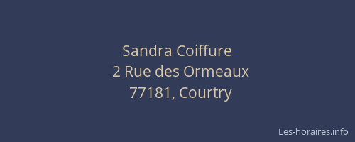 Sandra Coiffure
