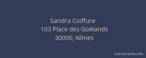 Sandra Coiffure