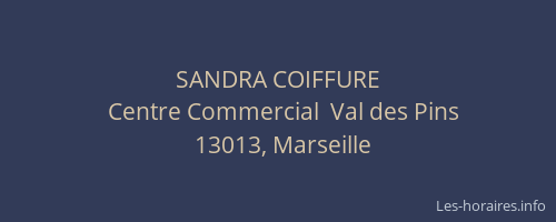 SANDRA COIFFURE
