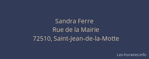 Sandra Ferre