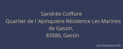 Sandrée Coiffure
