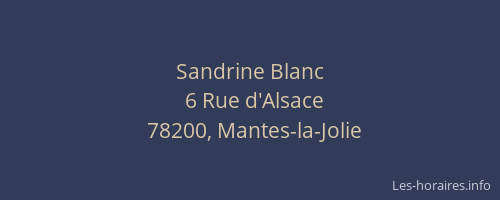 Sandrine Blanc