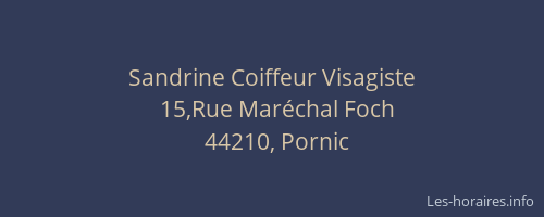 Sandrine Coiffeur Visagiste