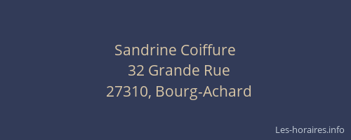 Sandrine Coiffure