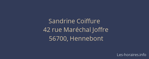 Sandrine Coiffure