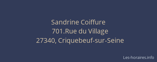 Sandrine Coiffure