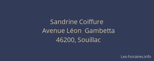 Sandrine Coiffure