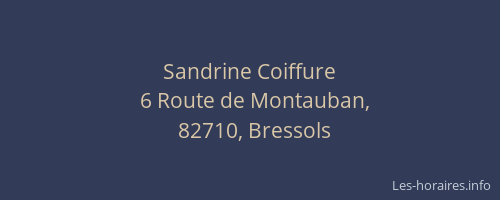 Sandrine Coiffure