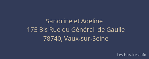Sandrine et Adeline