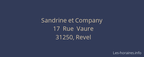 Sandrine et Company
