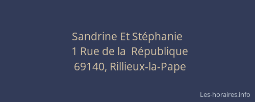 Sandrine Et Stéphanie