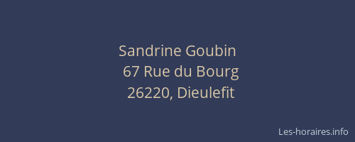 Sandrine Goubin