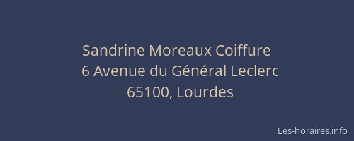 Sandrine Moreaux Coiffure