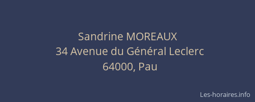Sandrine MOREAUX