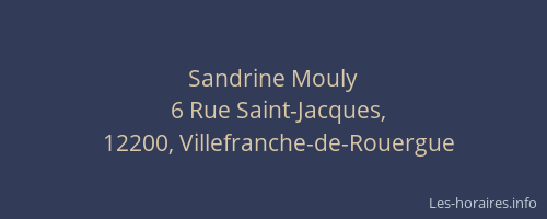 Sandrine Mouly