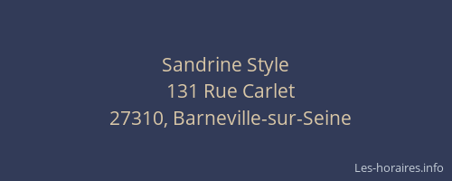 Sandrine Style