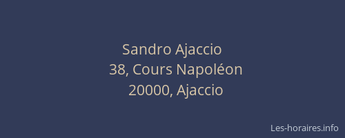 Sandro Ajaccio
