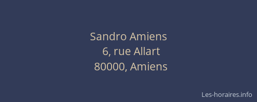 Sandro Amiens