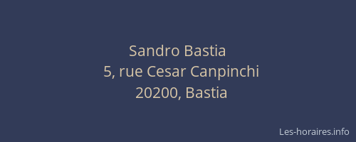 Sandro Bastia