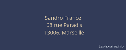 Sandro France