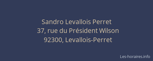 Sandro Levallois Perret