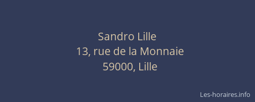 Sandro Lille