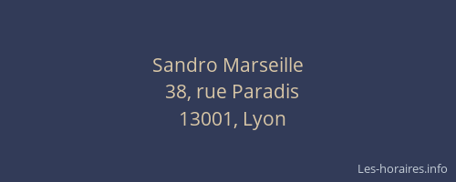 Sandro Marseille