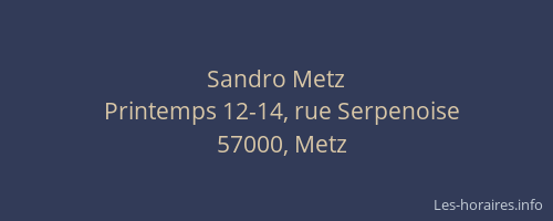 Sandro Metz