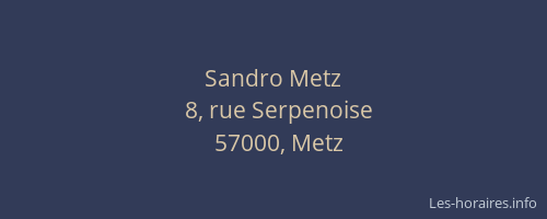 Sandro Metz