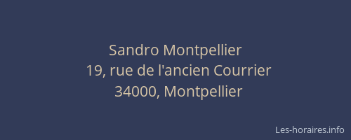 Sandro Montpellier
