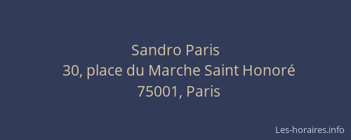 Sandro Paris